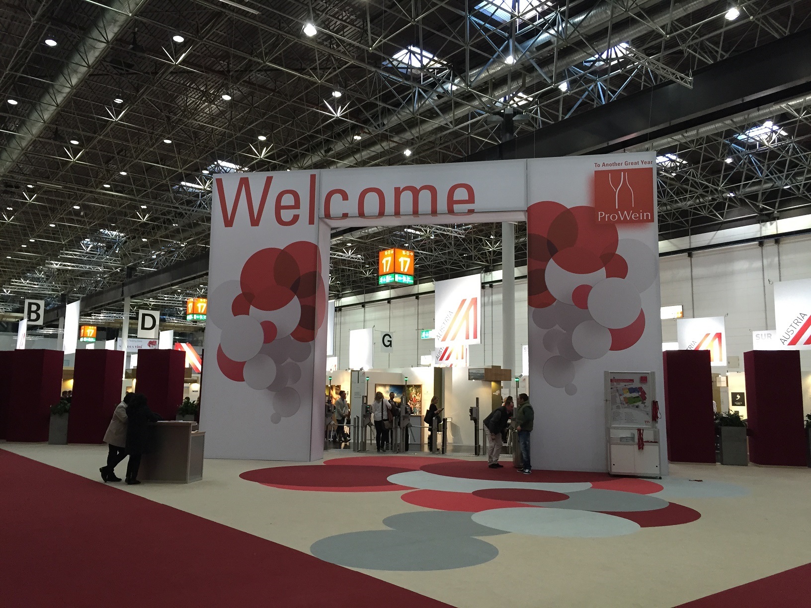 Fair at the ProWein in Dusseldorf