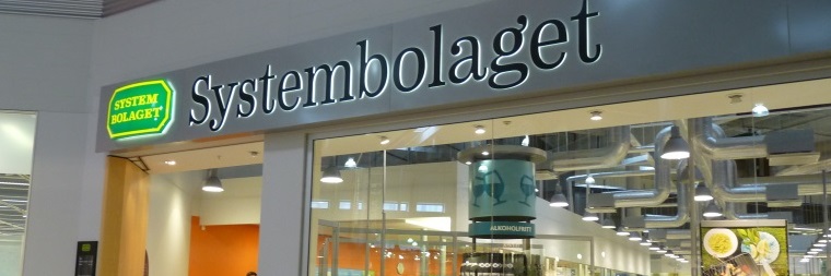Systembolaget store sign