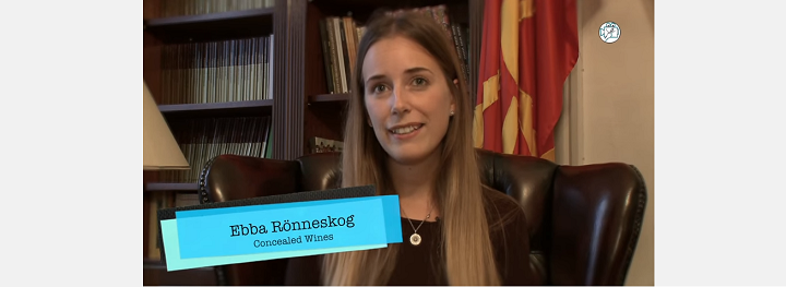 Ebba Rönneskog participates in interview about Macedonian Wines