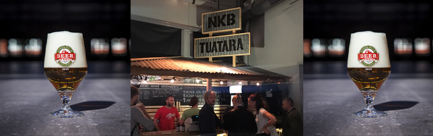 Stockholm beer and whisky festival with Tuatara