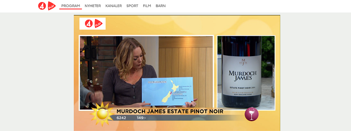 Concealed Wines launches Murdoch James Pinot Noir at Systembolaget