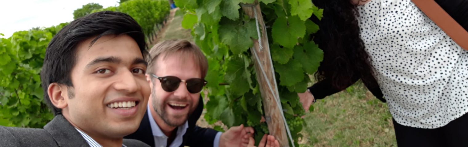 Trip to Geisenheim University in Rheingau to meet wiht Akshat