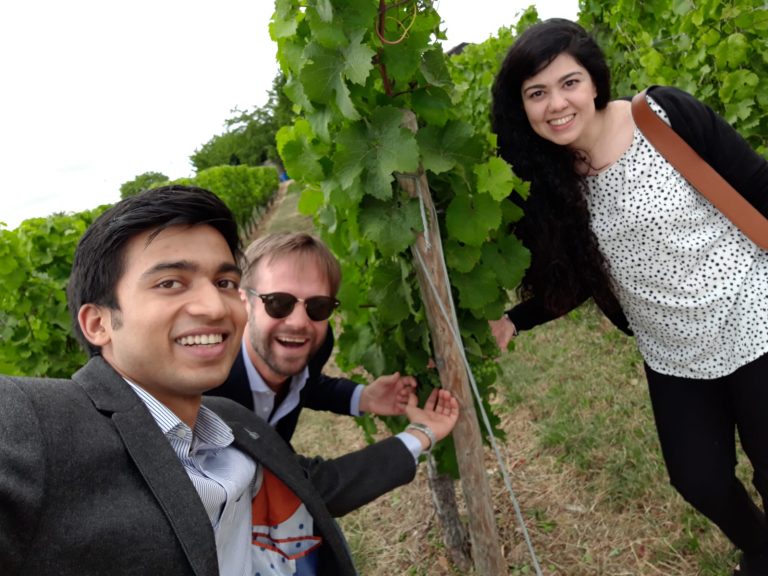 Trip to Geisenheim University in Rheingau to meet wiht Akshat